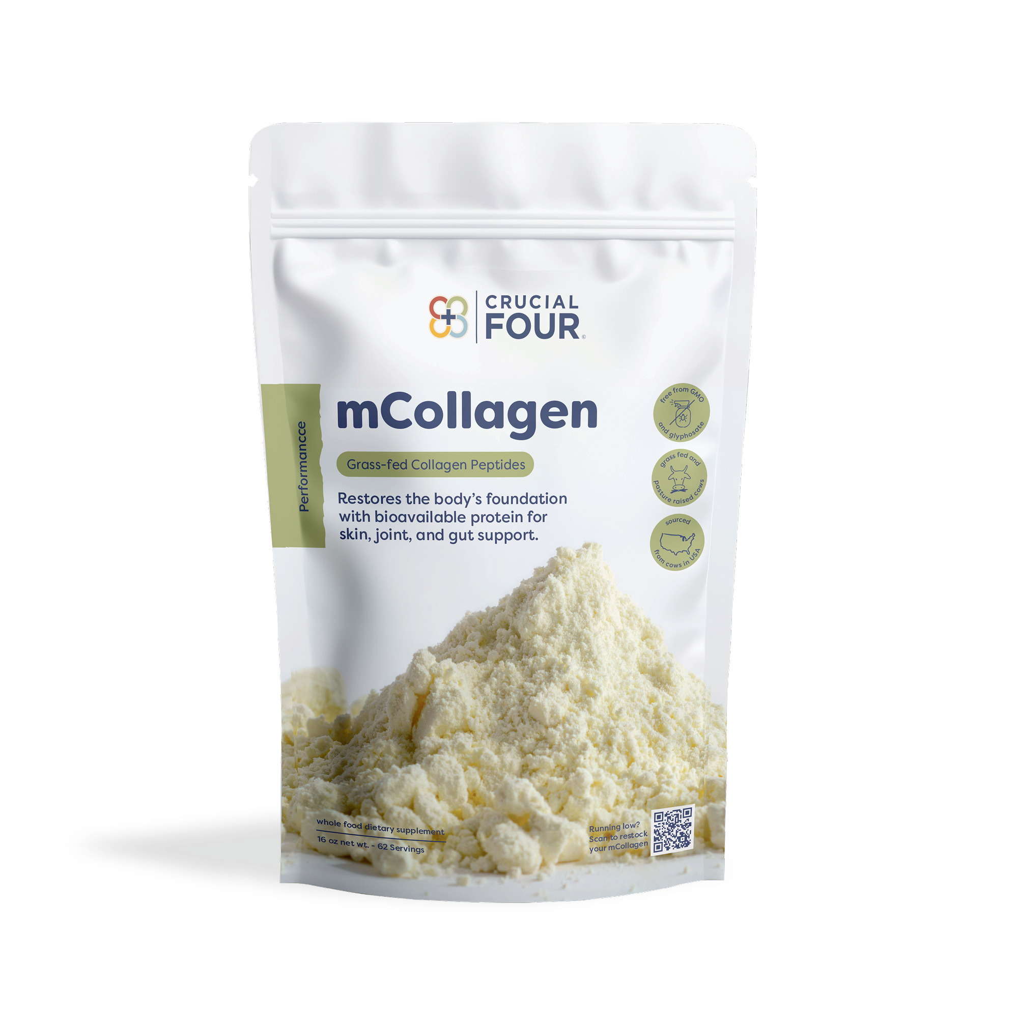 mCollagen | Grass-Fed Collagen Peptides – Crucial FOUR | Feel