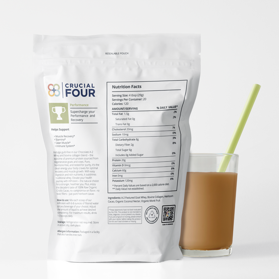 mProtein | Grass Fed A2 Goat Whey Protein with Collagen Peptides