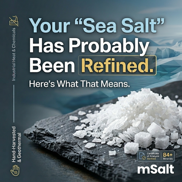 Your "Sea Salt" Has Probably Been Refined. Here's What That Means.