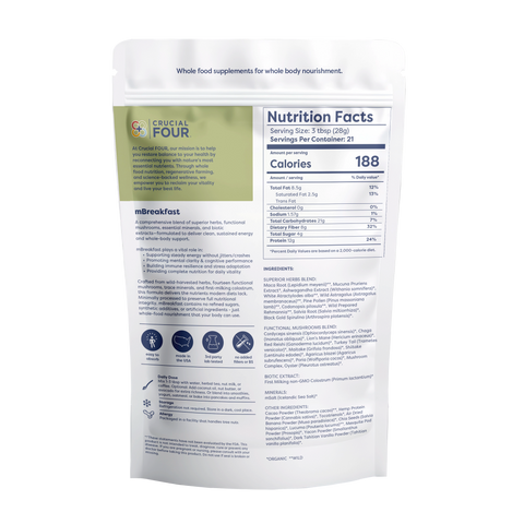 mBreakfast | Wild Harvested Organic Elixir Powder - Back Order