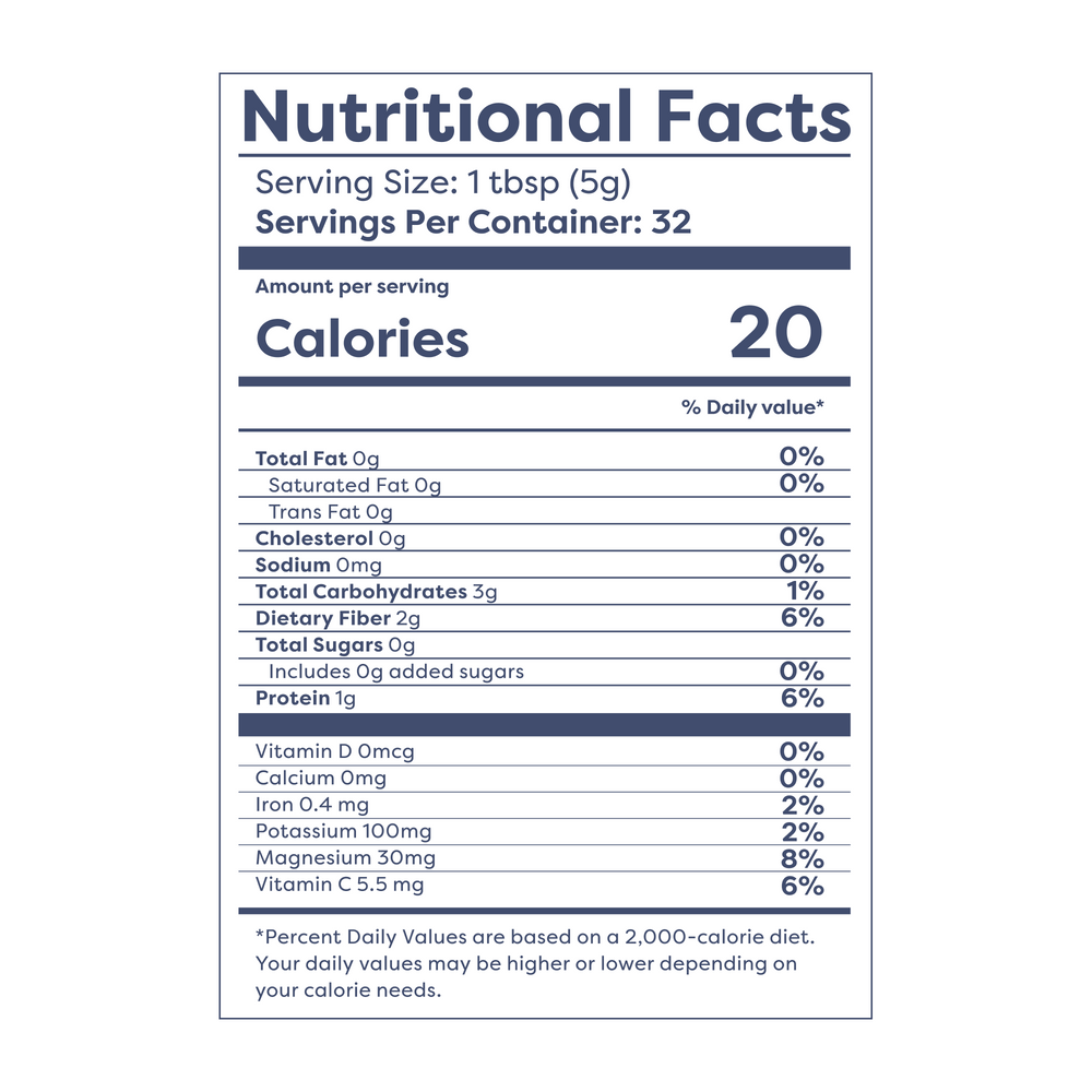 Supplement facts