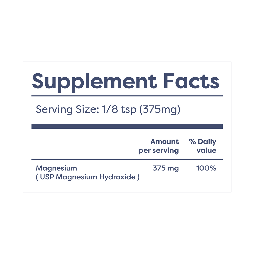 Supplement facts