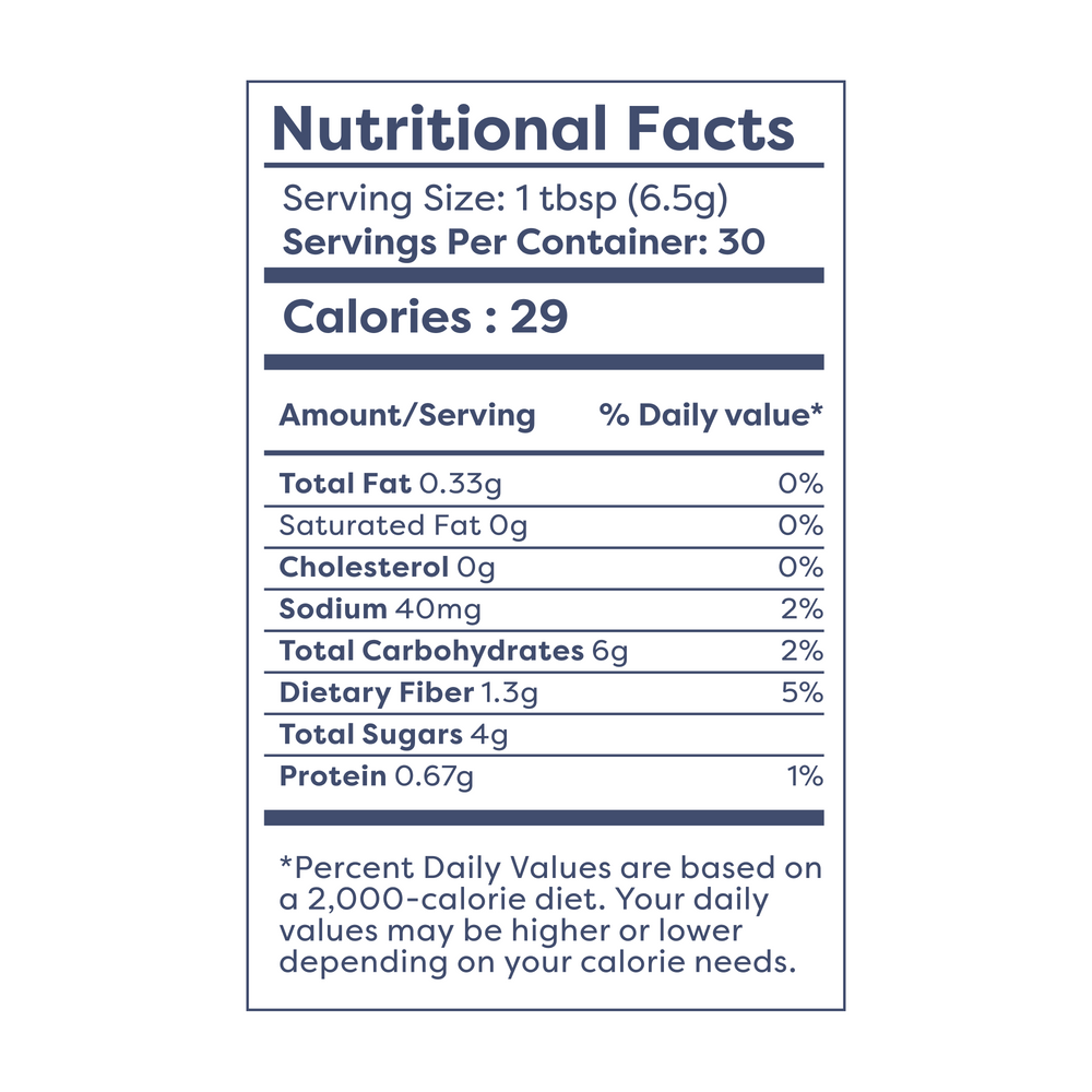 Supplement facts