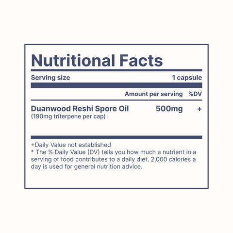 mTranquil | CO2 Extracted Reishi Spore Oil Capsules