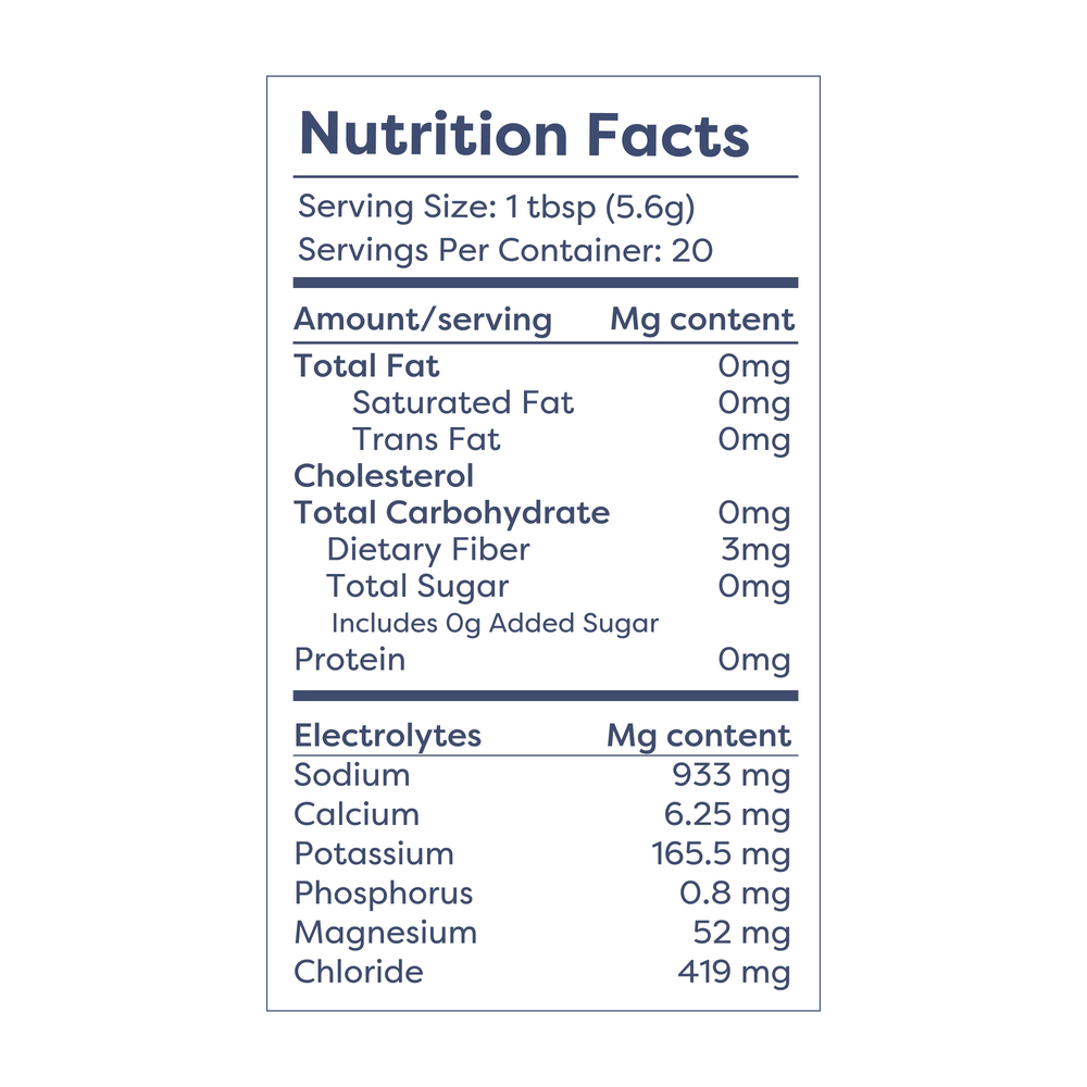 Supplement facts