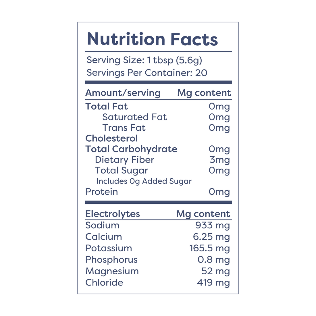 mHydrate | Electrolyte Mix Unflavored