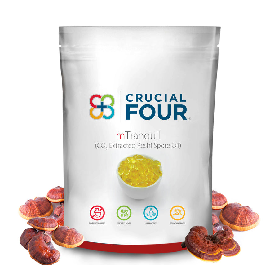 mTranquil | CO2 Extracted Reishi Spore Oil Capsules